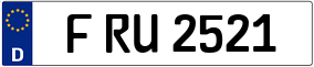 Truck License Plate